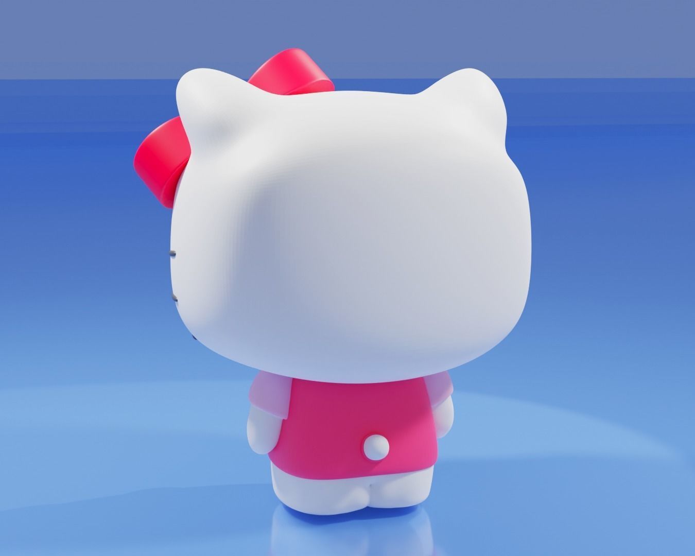 Hello Kitty Funko Pop 3D print model_11