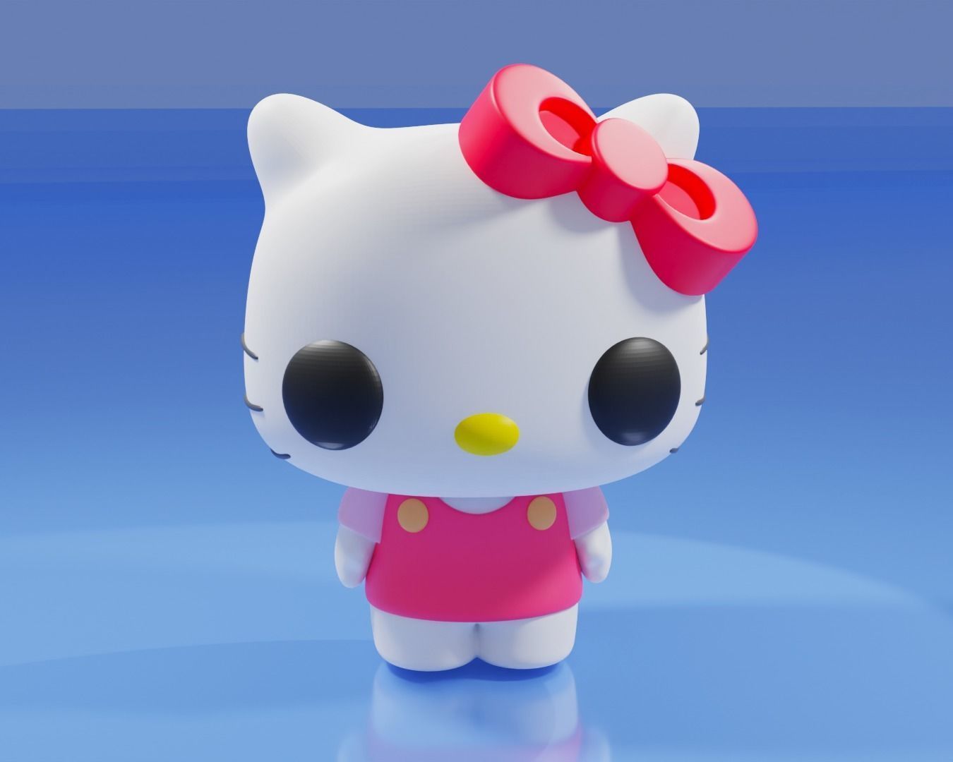 Hello Kitty Funko Pop 3D print model_5