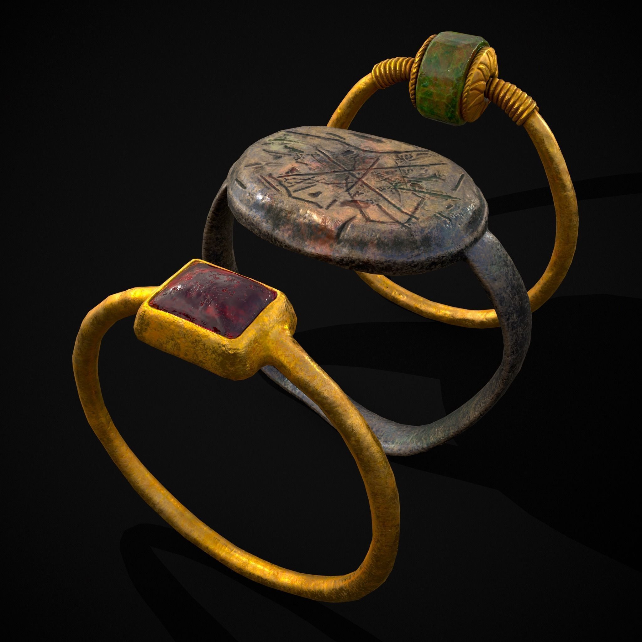 100 High Quality Medieval Props Two 3D Model Collection_59