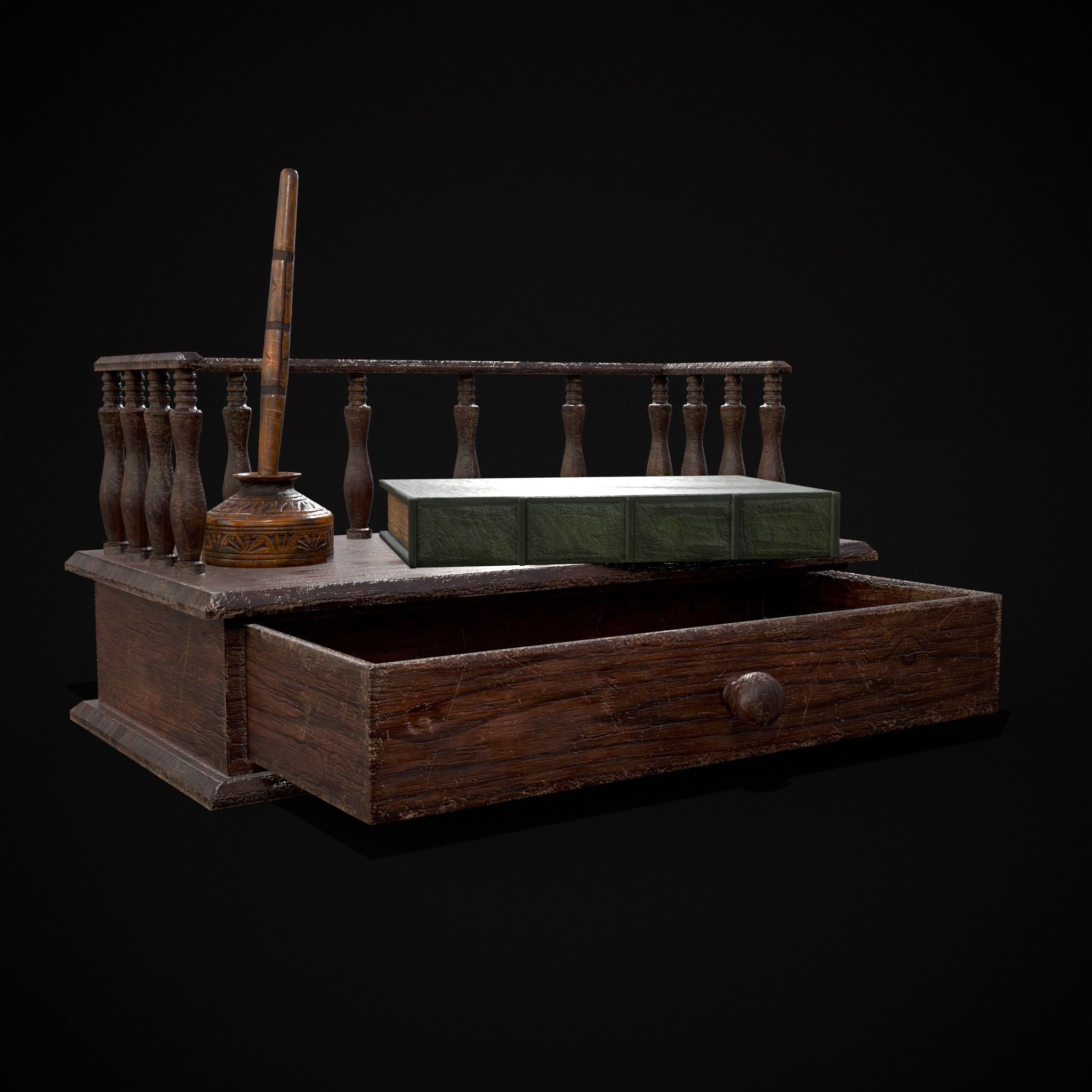 100 High Quality Medieval Props Two 3D Model Collection_49