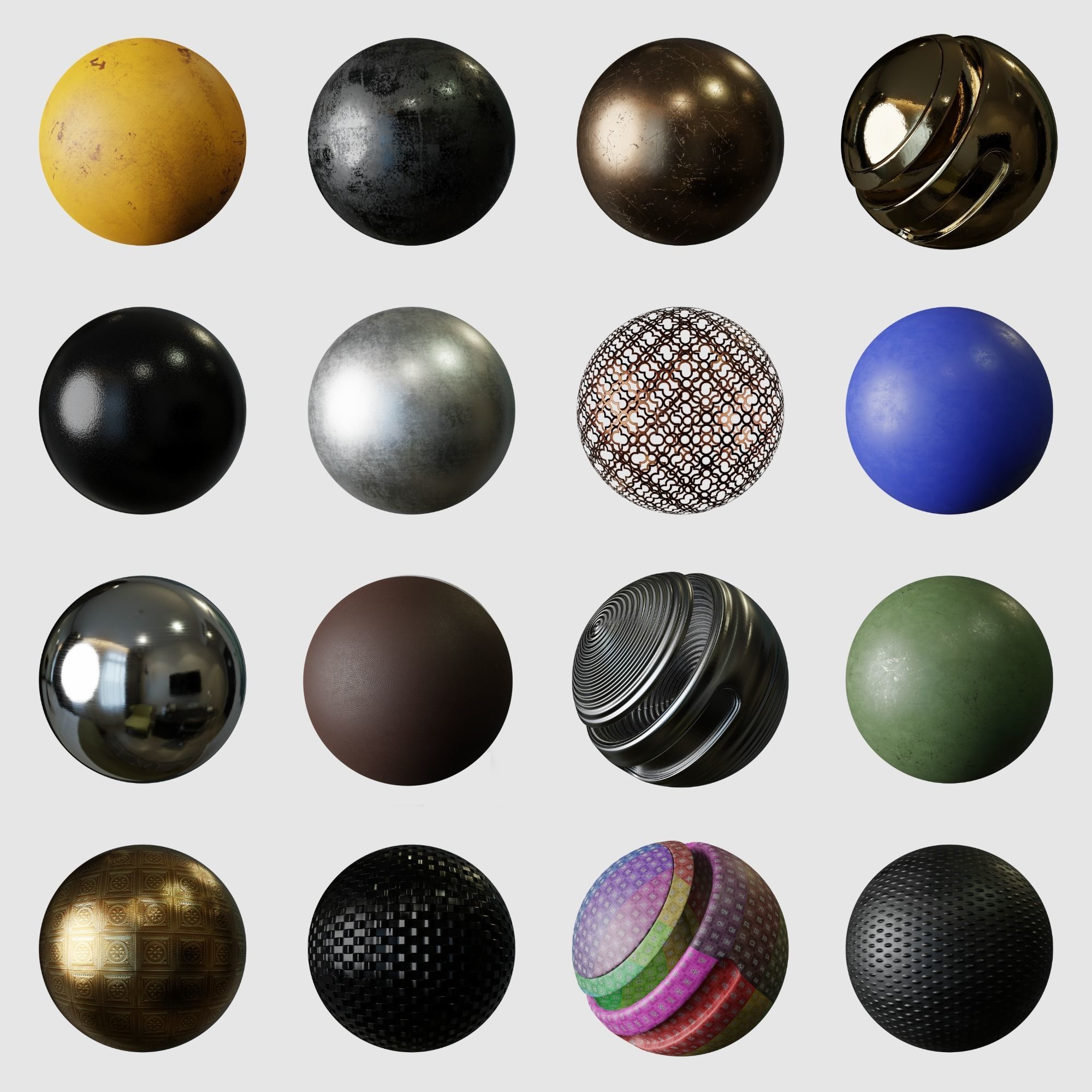 General Blender Material Pack 3D model CGTrader