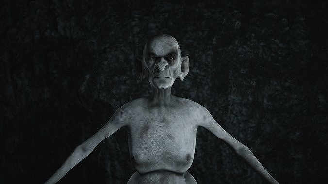 Goblin Low-poly 3D model