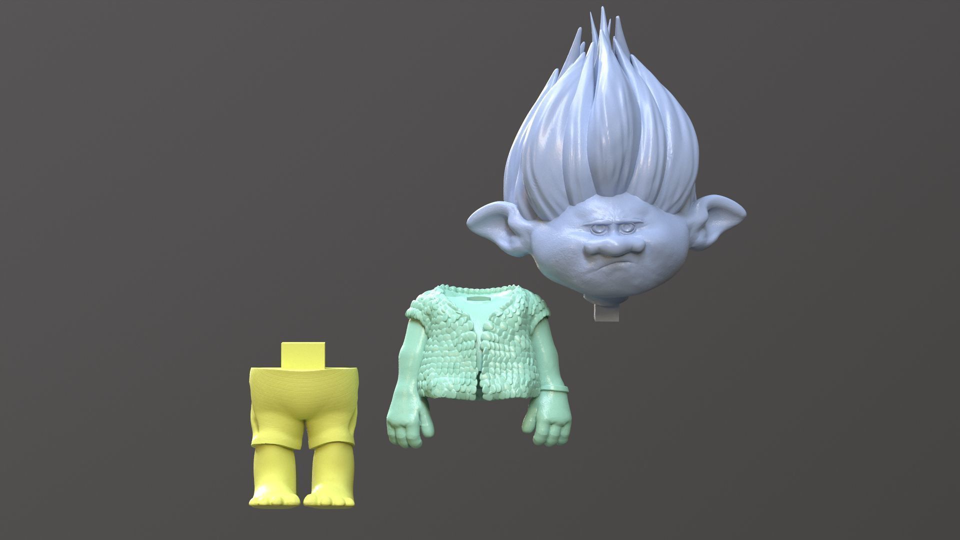 Branch Printable fan art from Trolls 3D print model_24