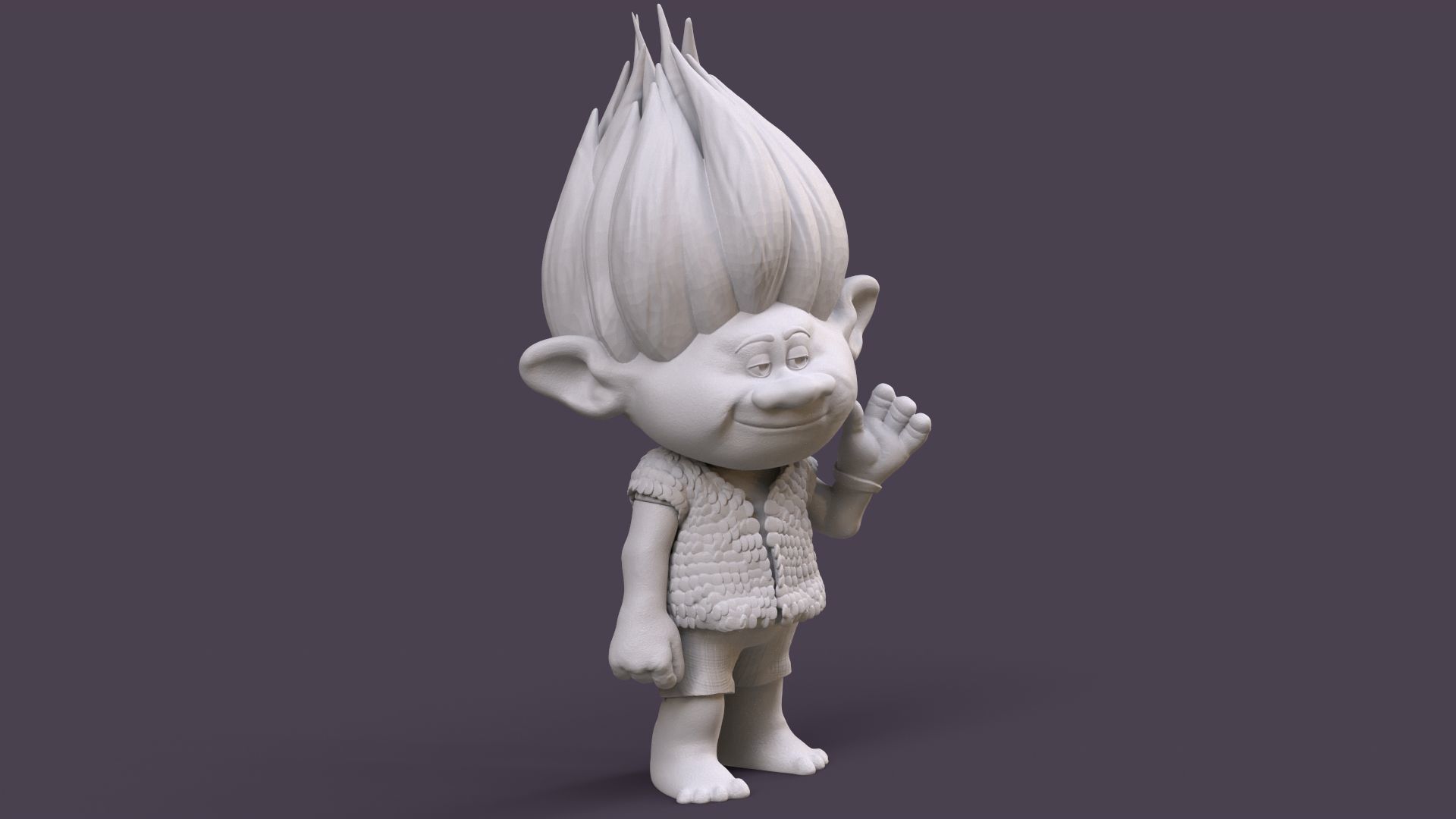 Branch Printable fan art from Trolls 3D print model_8