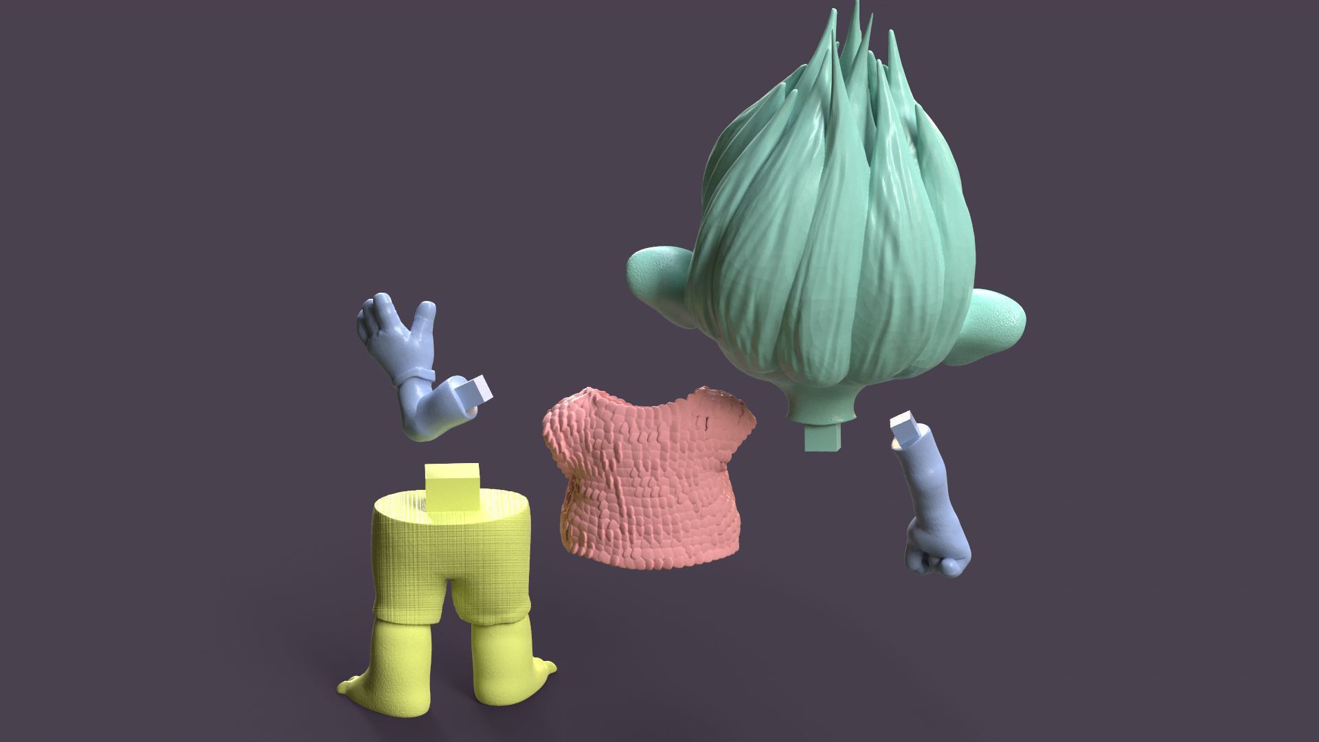 Branch Printable fan art from Trolls 3D print model_13