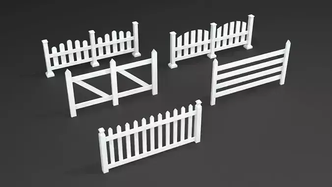 PBR Wooden Fence Pack 
