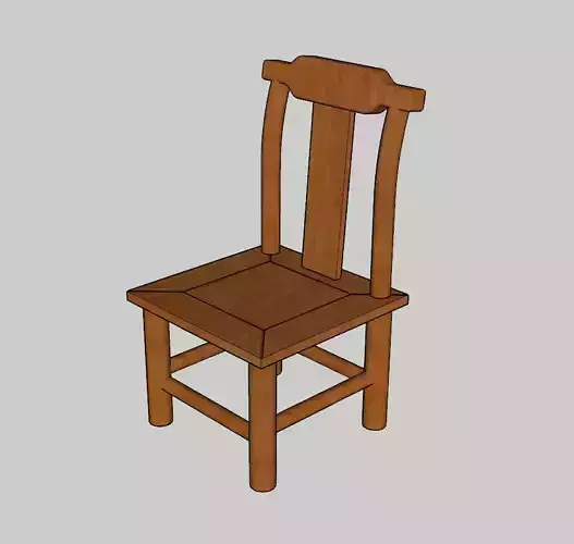 Chinese wooden dining chair
