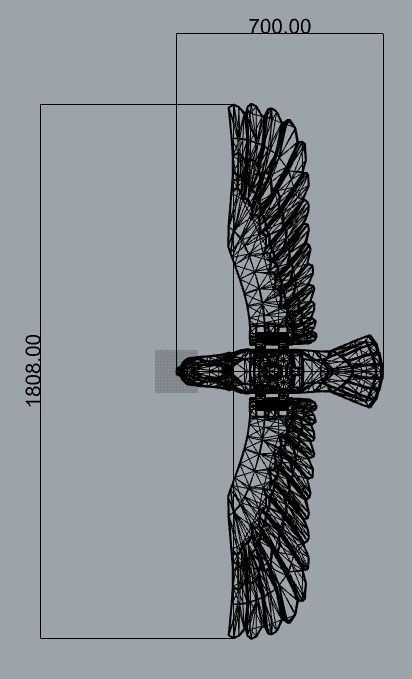 Eagle 3D print model_1