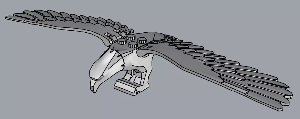 Eagle 3D print model_0