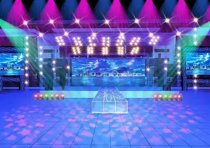 Stage party concert fashion catwalk T station  62