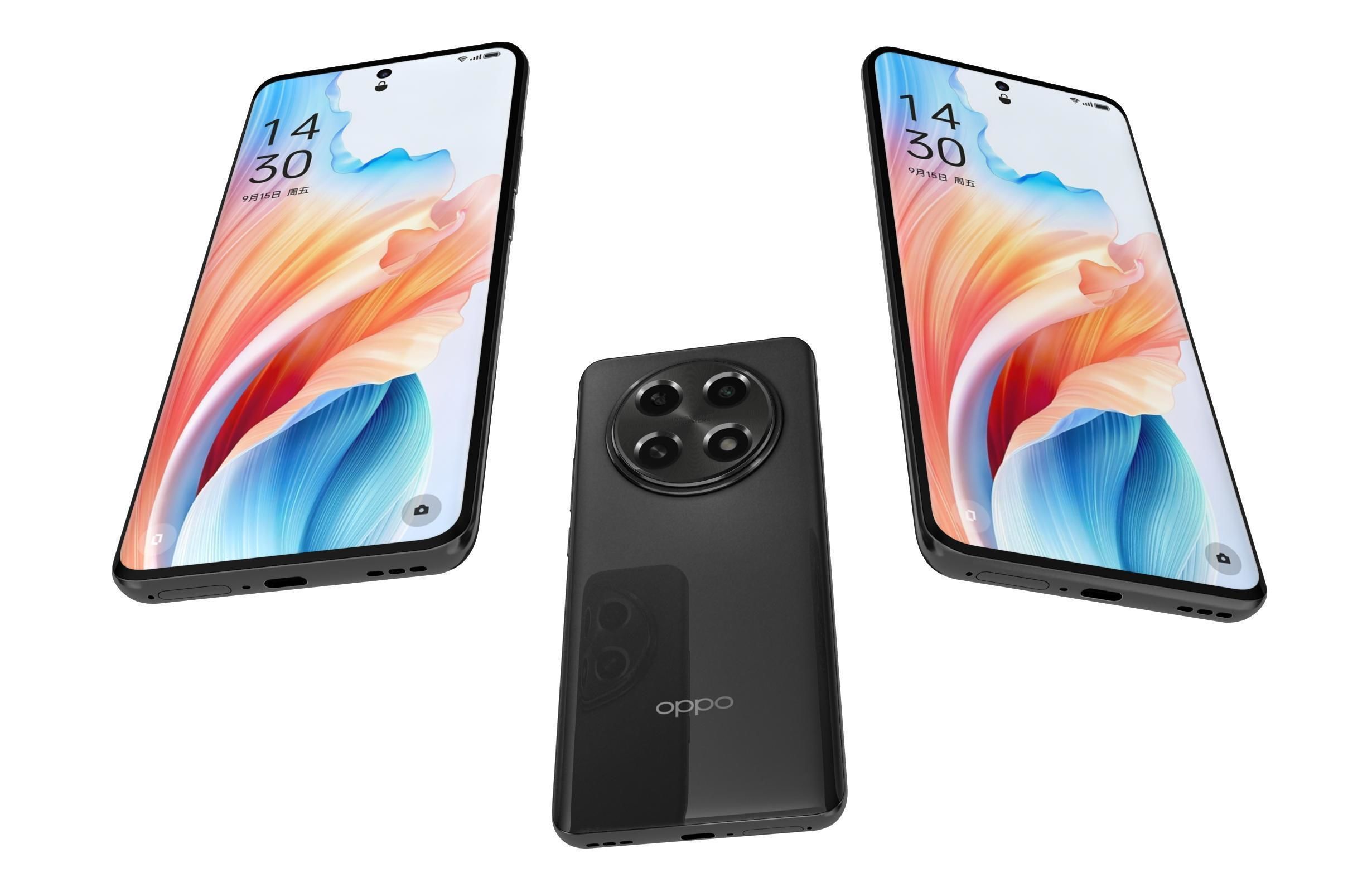 OPPO A2 Pro All Colors 3D model_3