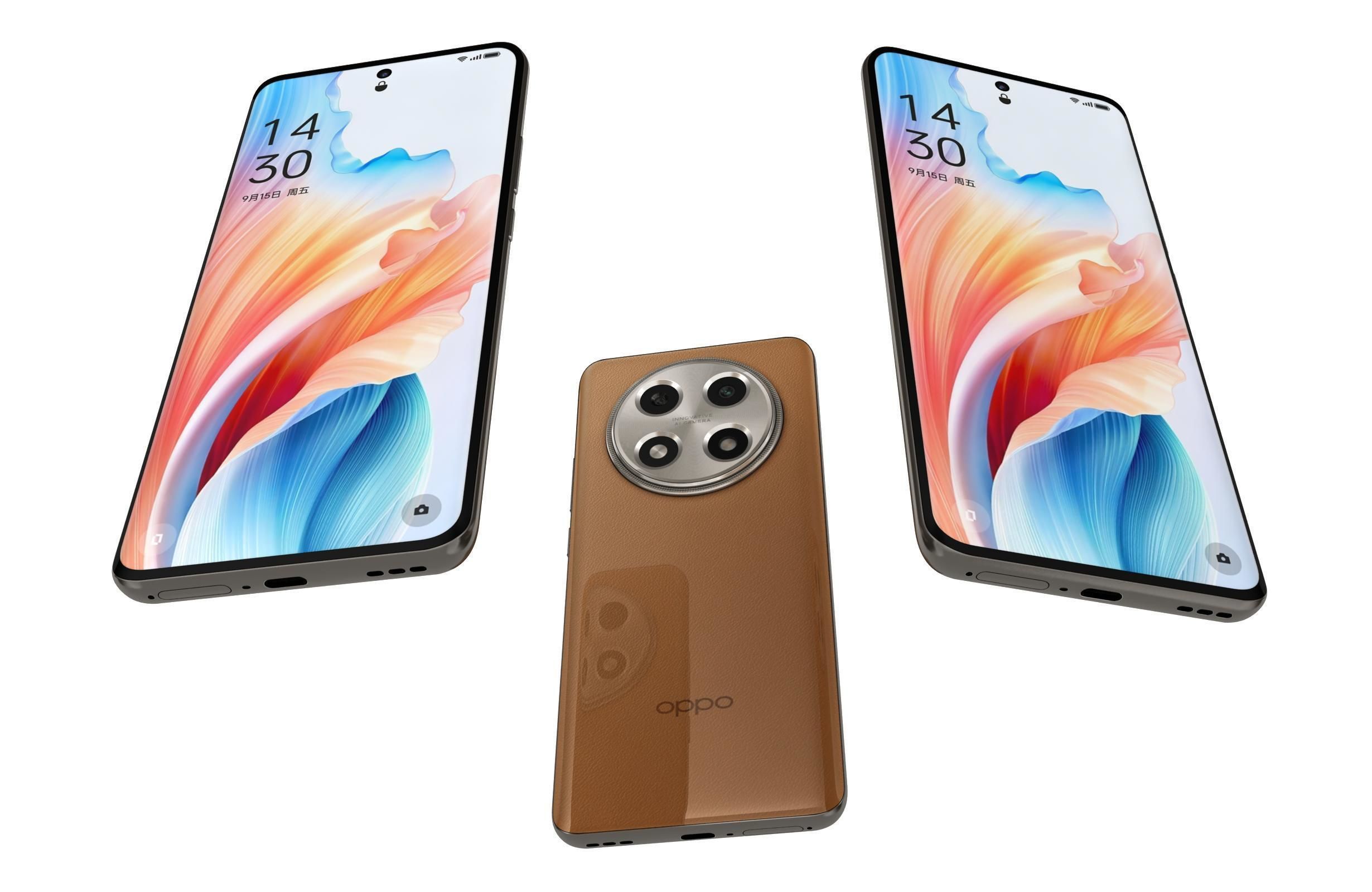 OPPO A2 Pro All Colors 3D model_15