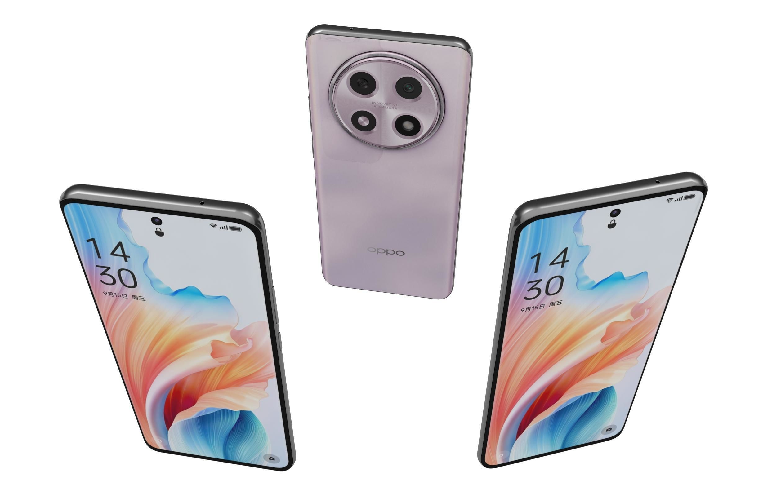 OPPO A2 Pro All Colors 3D model_26