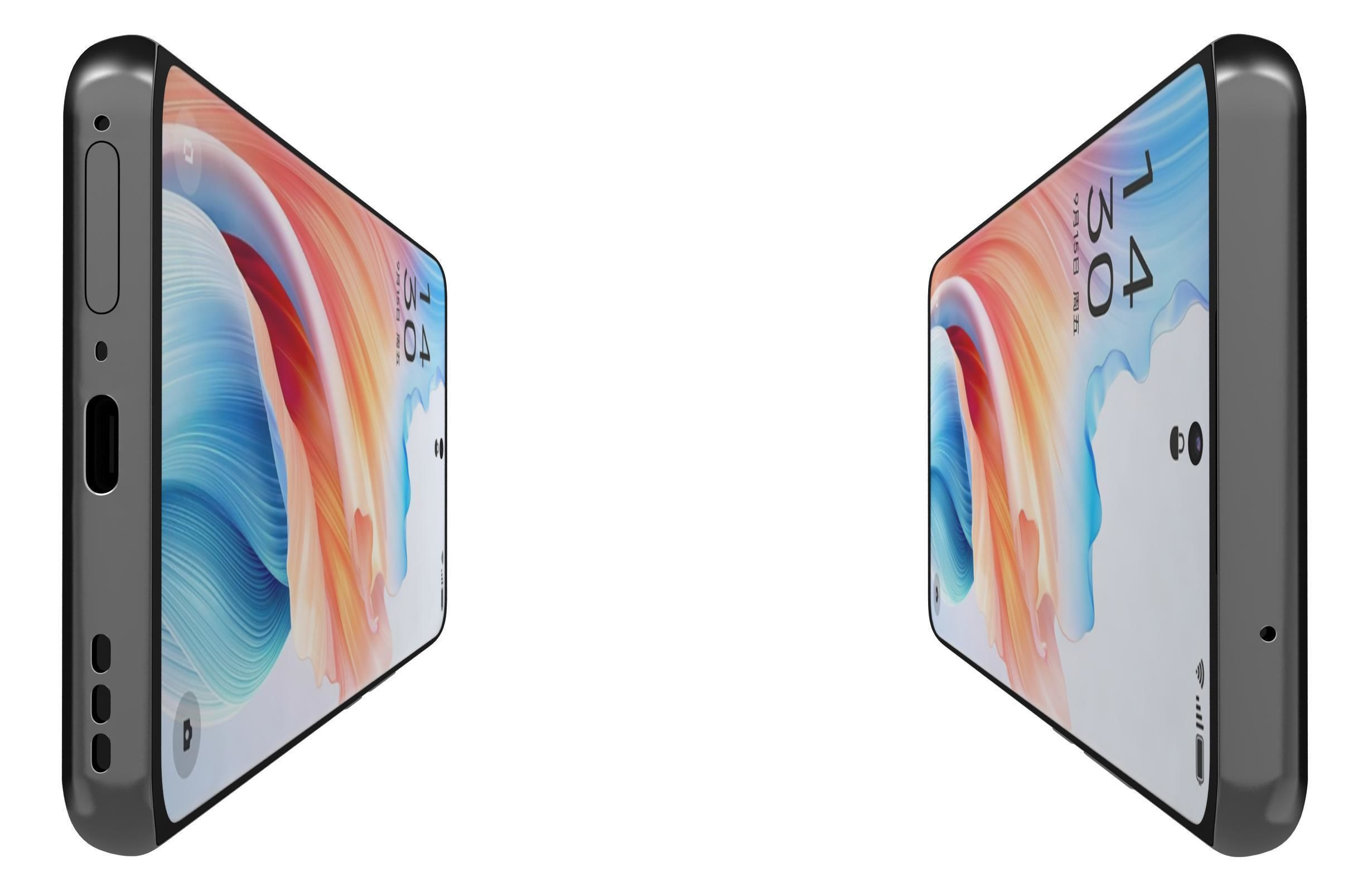 OPPO A2 Pro All Colors 3D model_9