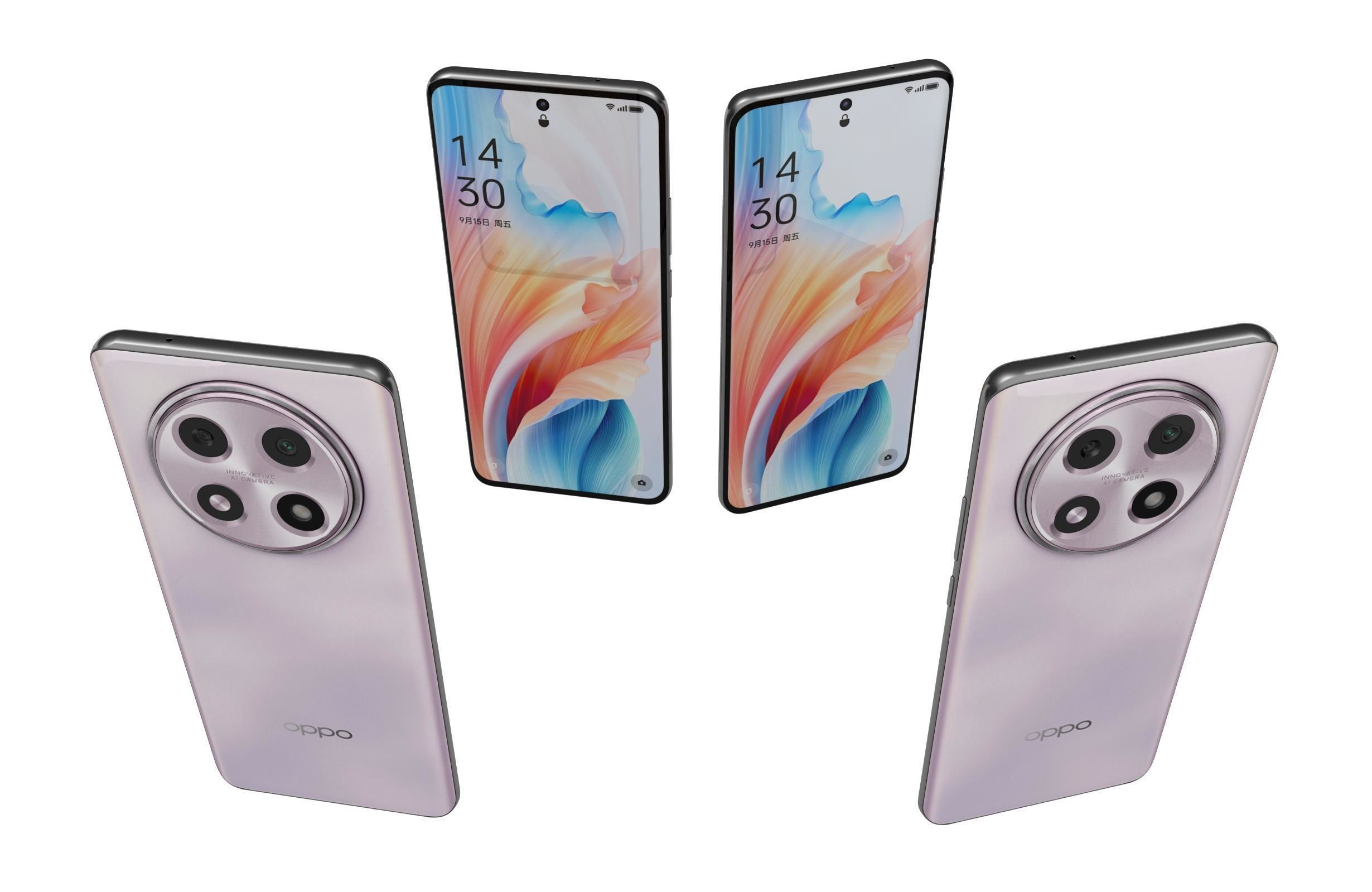 OPPO A2 Pro All Colors 3D model_29