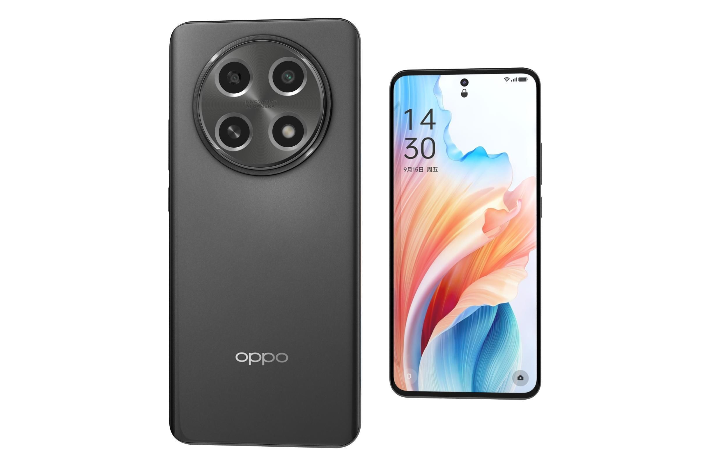 OPPO A2 Pro All Colors 3D model_5