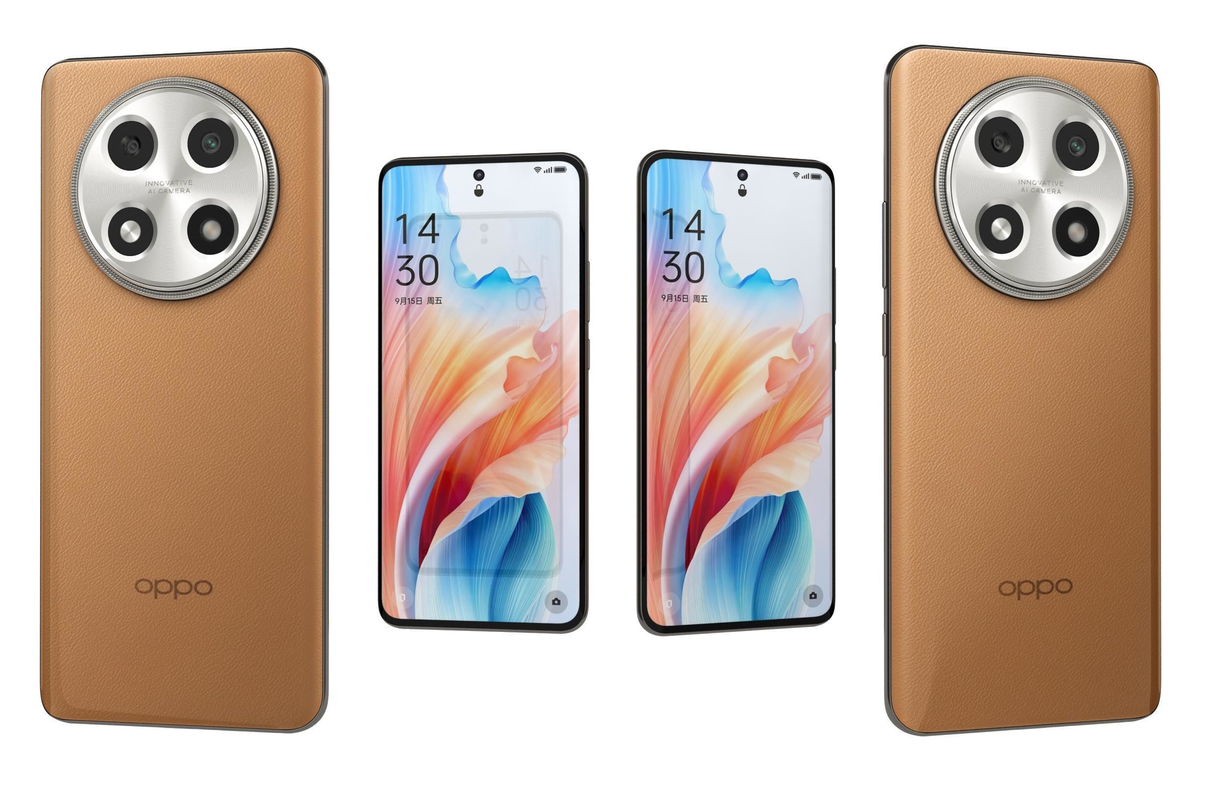 OPPO A2 Pro All Colors 3D model_16