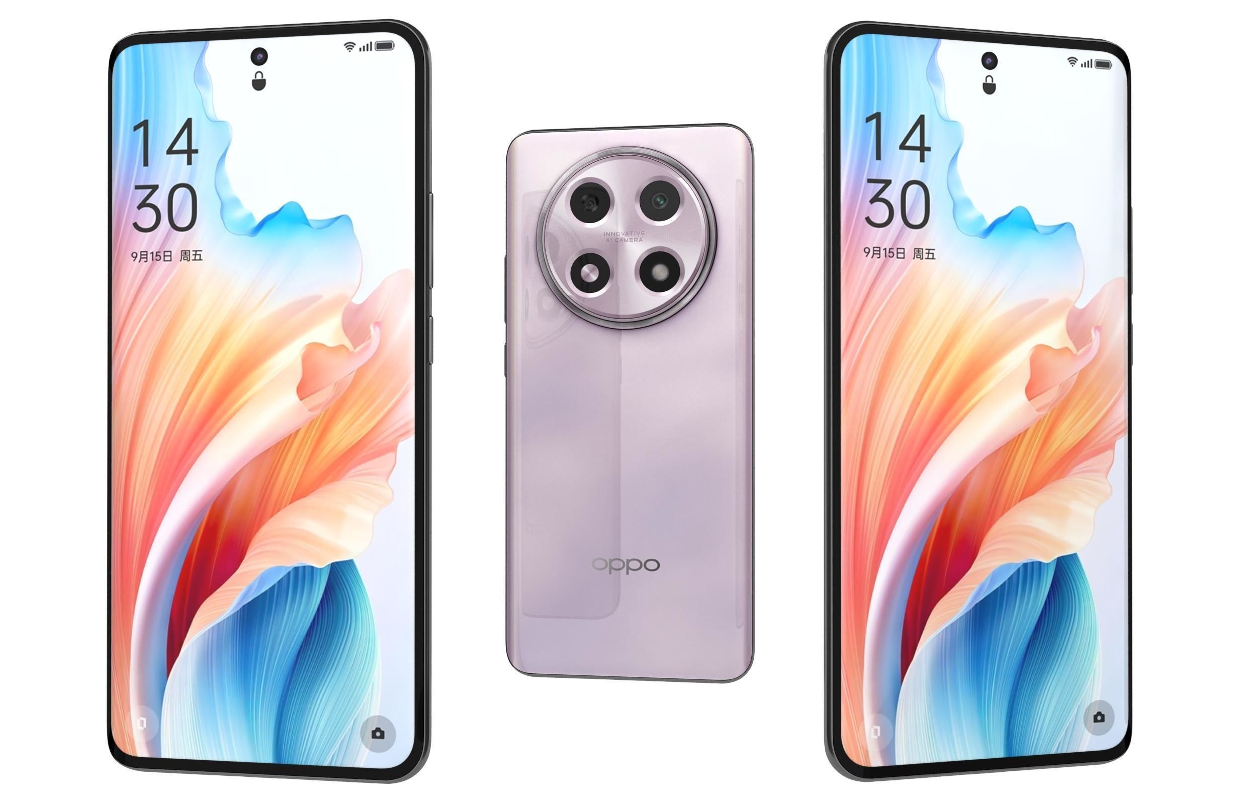 OPPO A2 Pro All Colors 3D model_25