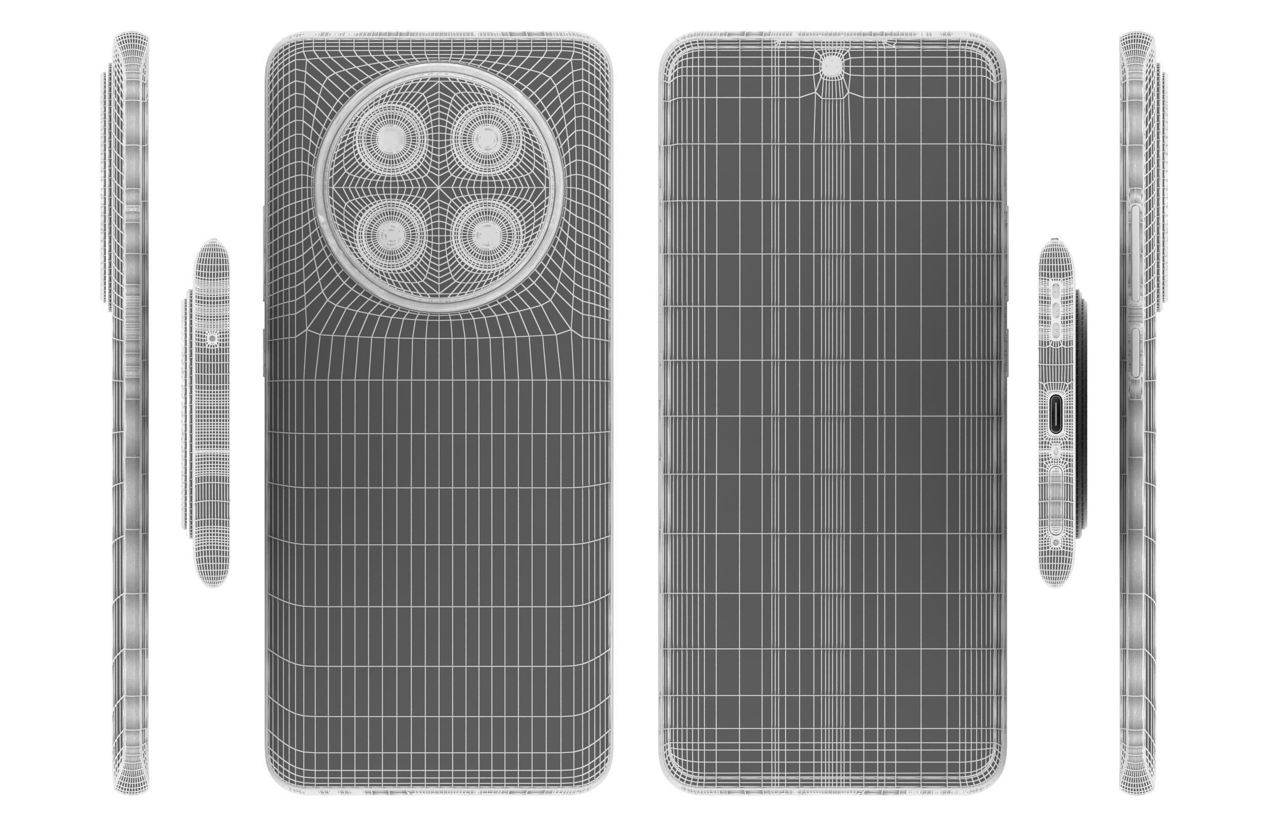 OPPO A2 Pro All Colors 3D model_38