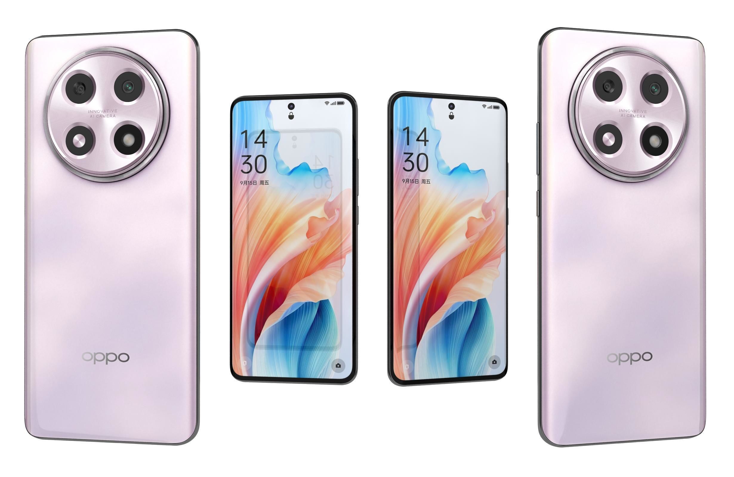 OPPO A2 Pro All Colors 3D model_28