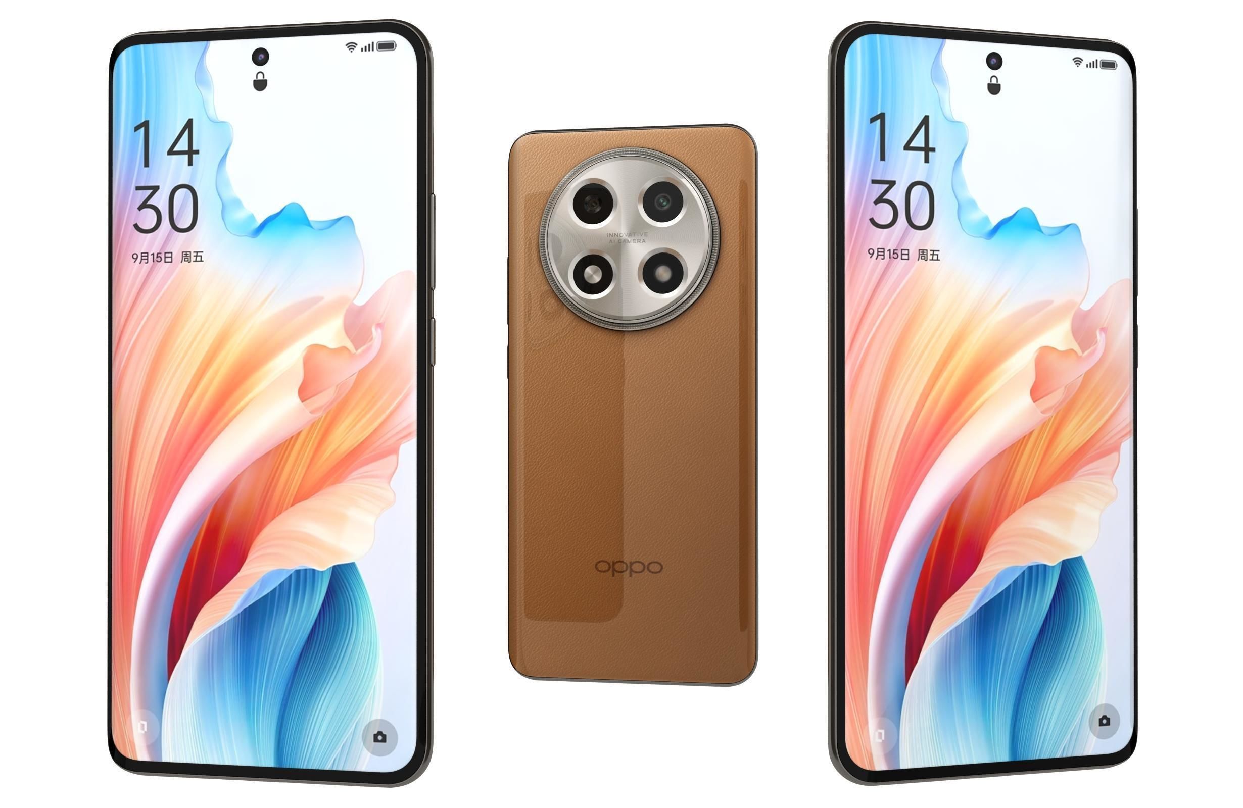 OPPO A2 Pro All Colors 3D model_13
