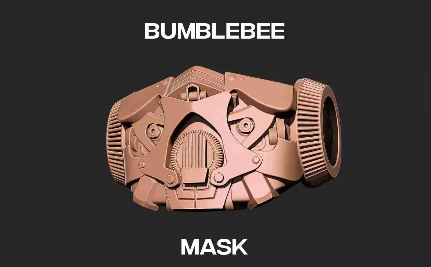 Bumblebee Mask 3D print model_0
