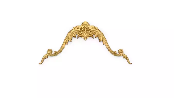 Classic carved decor ornament 358