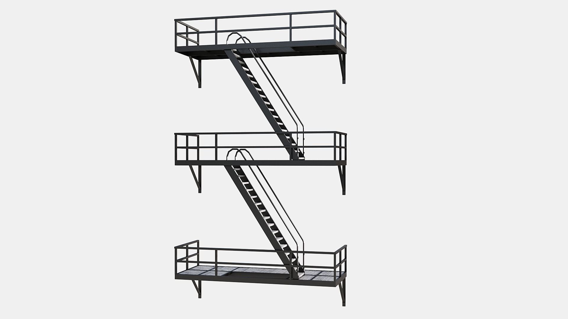 city collection Lowpoly Low-poly 3D model_29