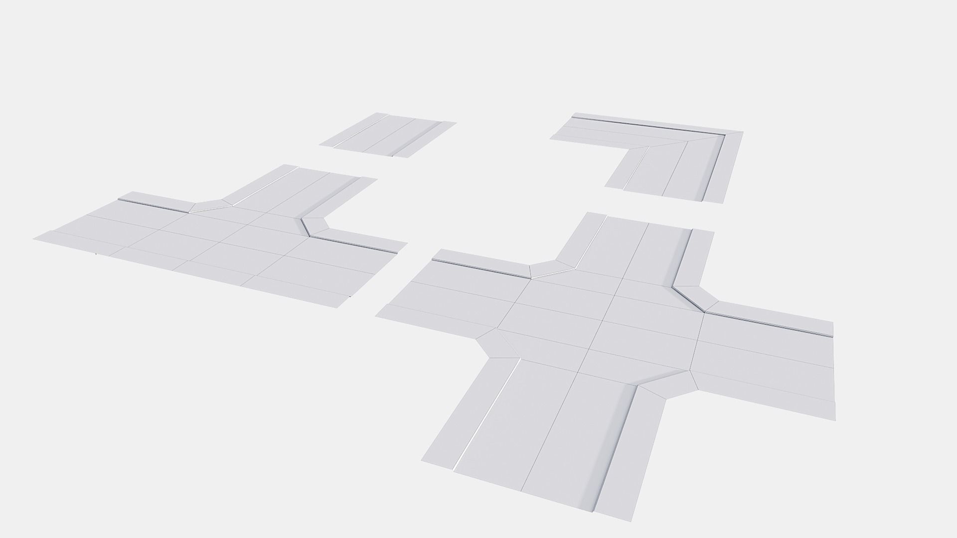 city collection Lowpoly Low-poly 3D model_24