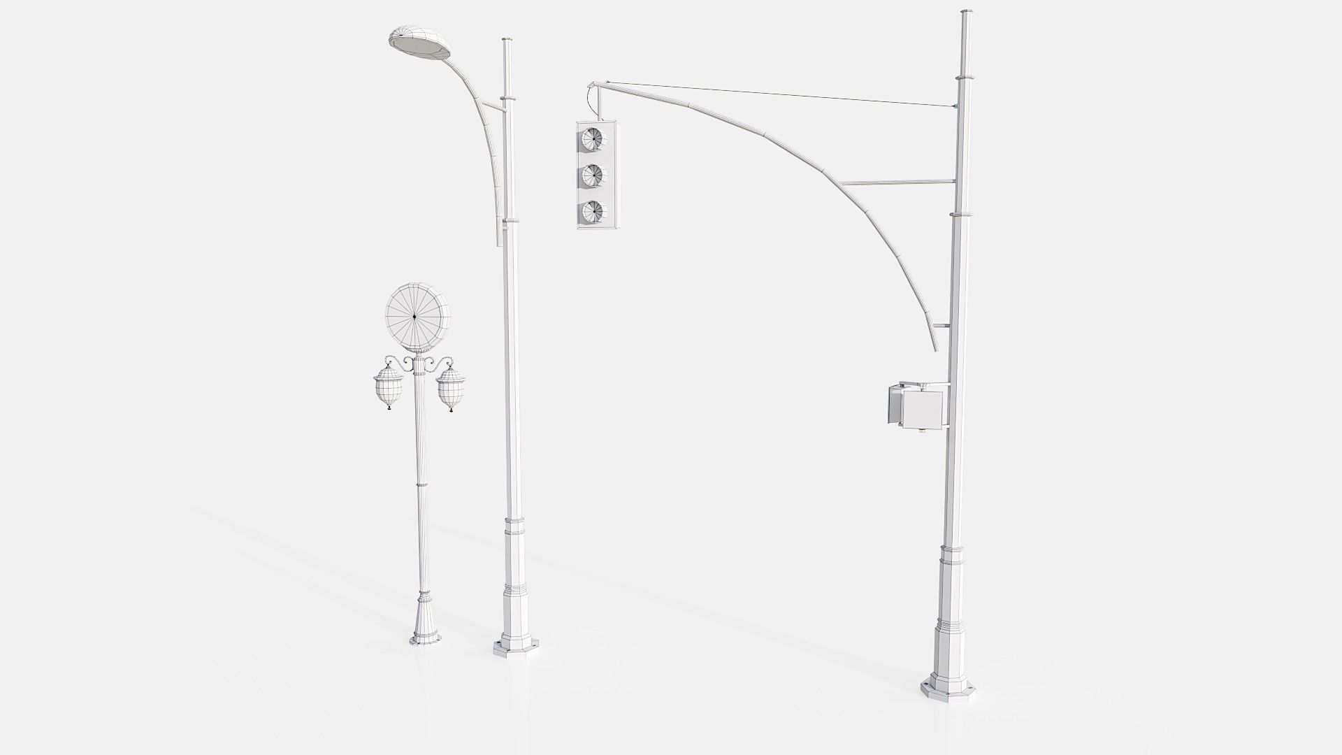 city collection Lowpoly Low-poly 3D model_18