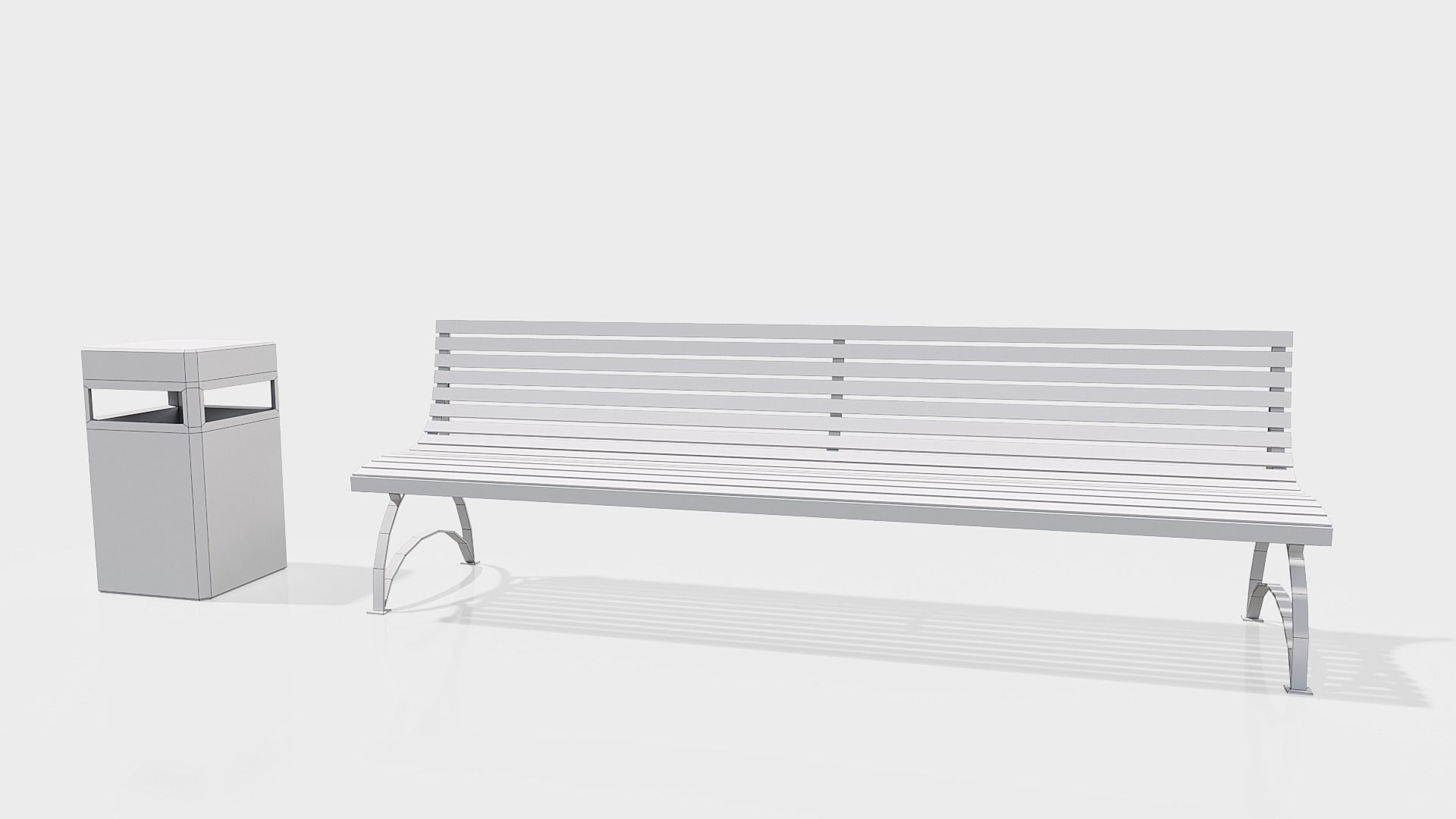 city collection Lowpoly Low-poly 3D model_14