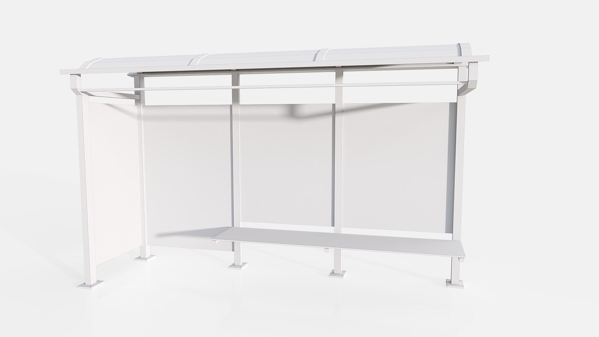 city collection Lowpoly Low-poly 3D model_16