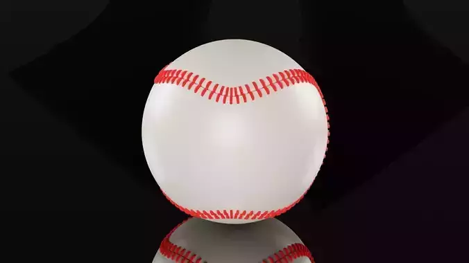 Baseball 3D model 3D model