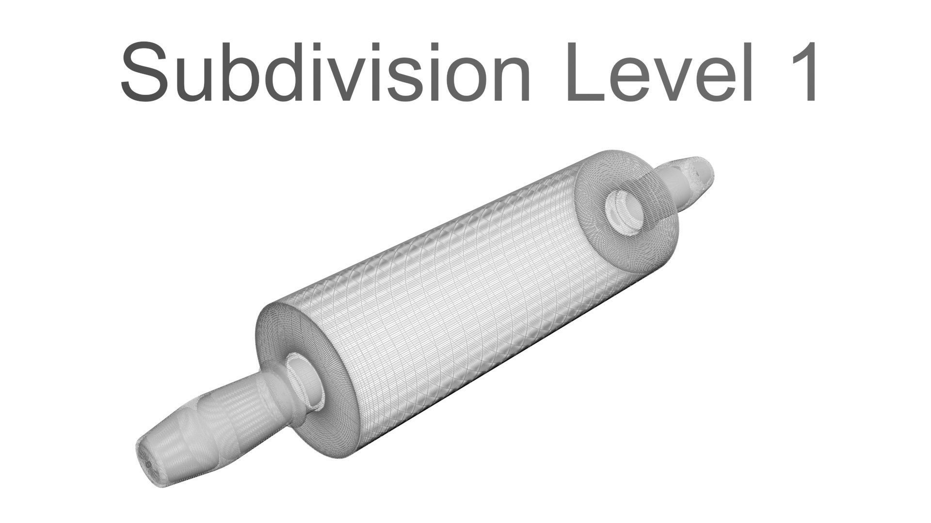 Metallic Rolling Pins Set 3D model_42