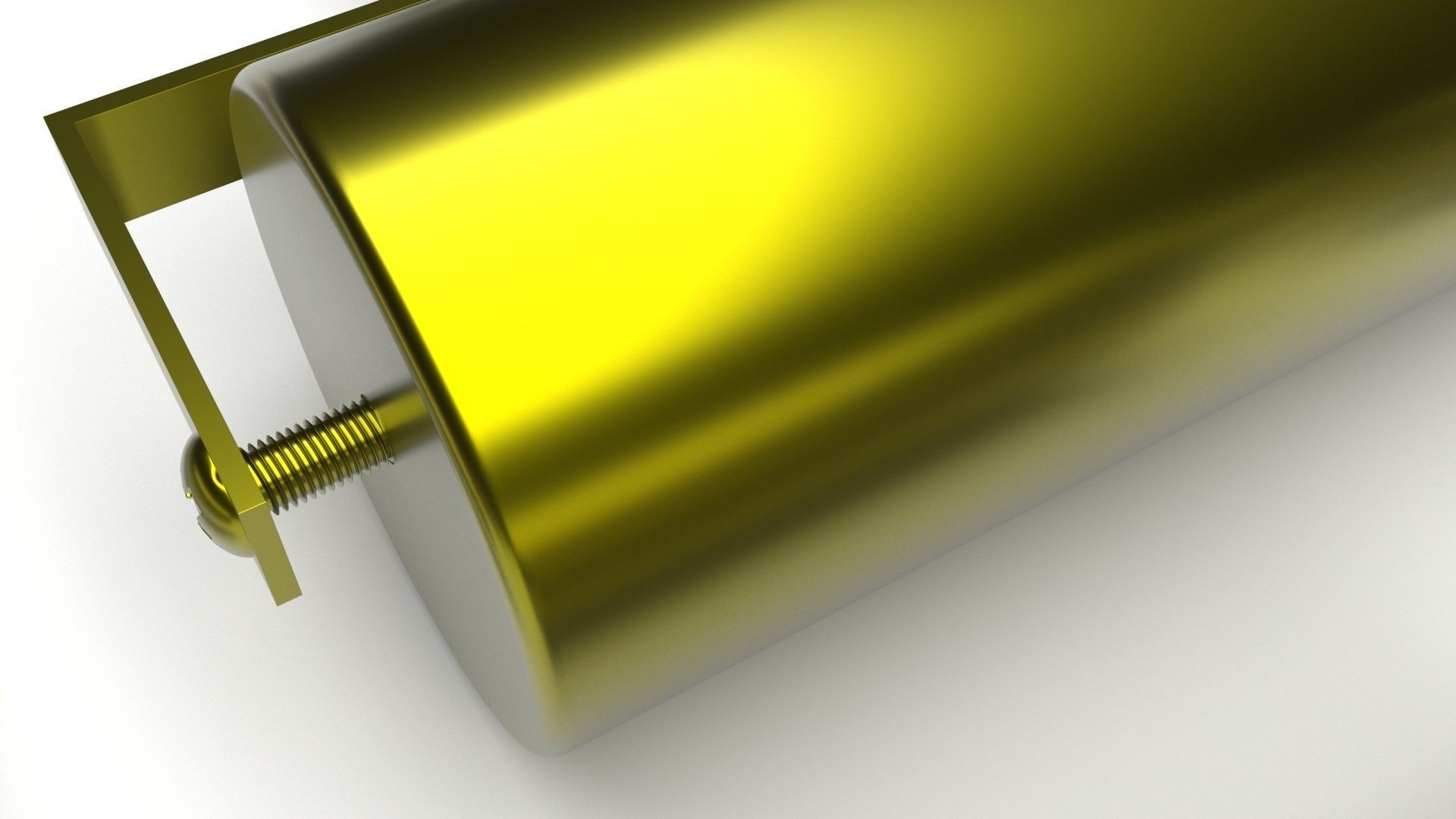 Metallic Rolling Pins Set 3D model_5