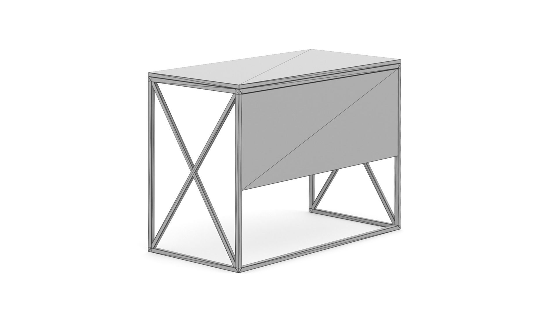 Loft Desk 3D model_5