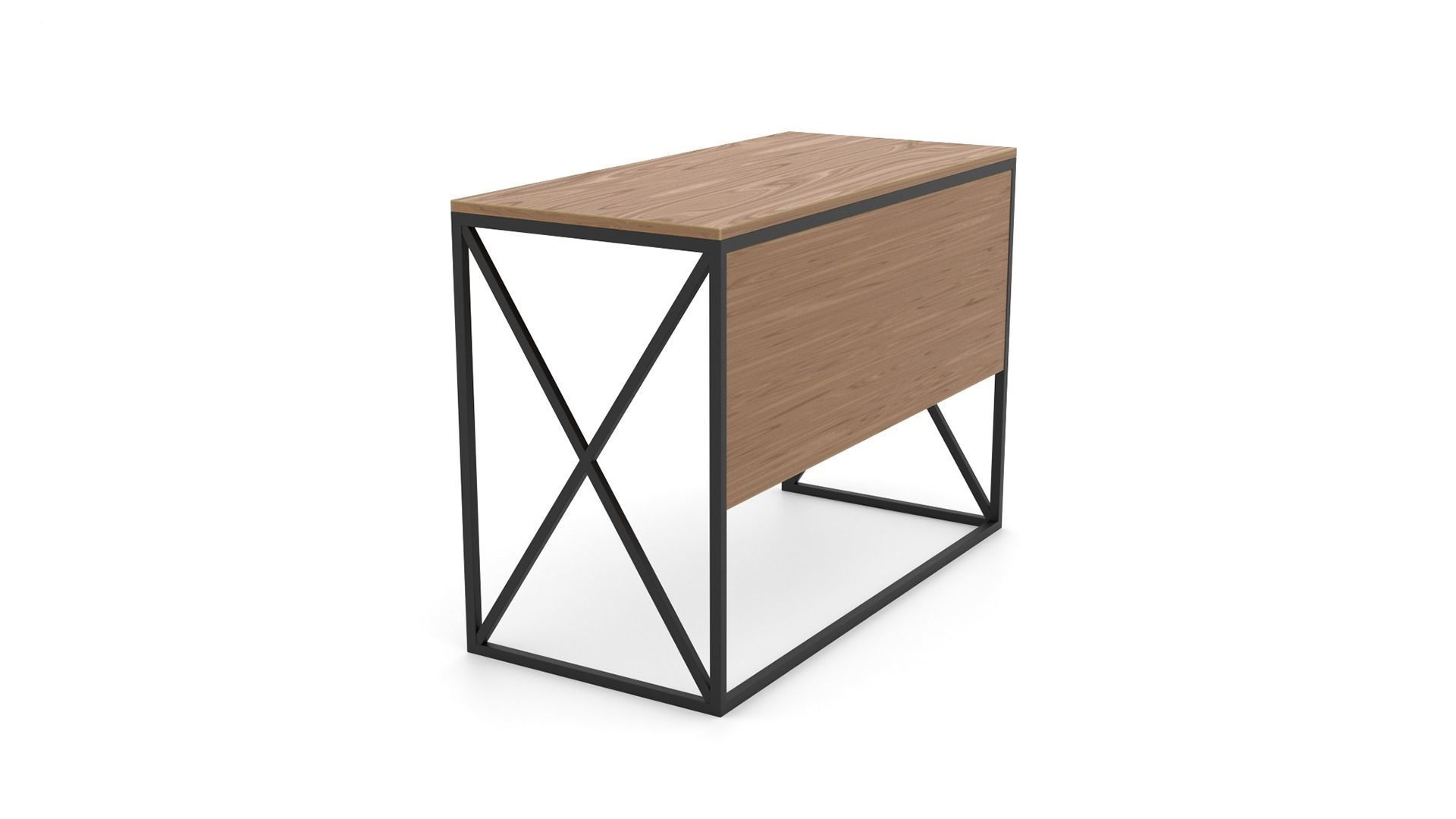 Loft Desk 3D model_4