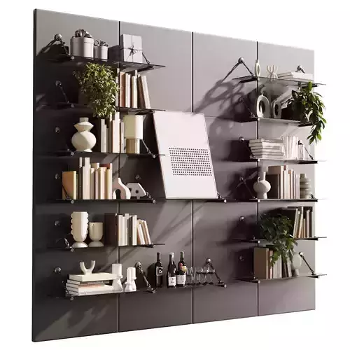 shelves Gamma Boulevard - glass rack Decorative 