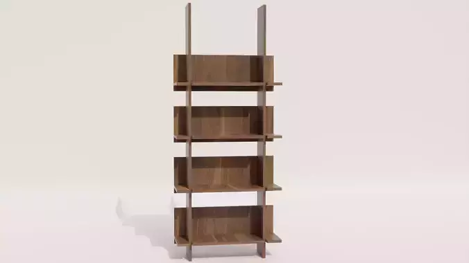 Scandinavian Shelving Walnut