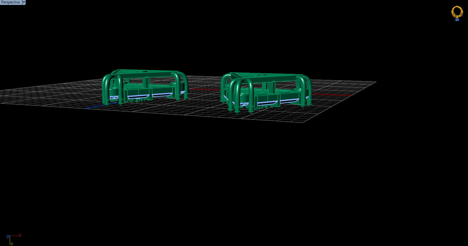 minimal triangular model with round and baguette gemstone Free 3D print model_20