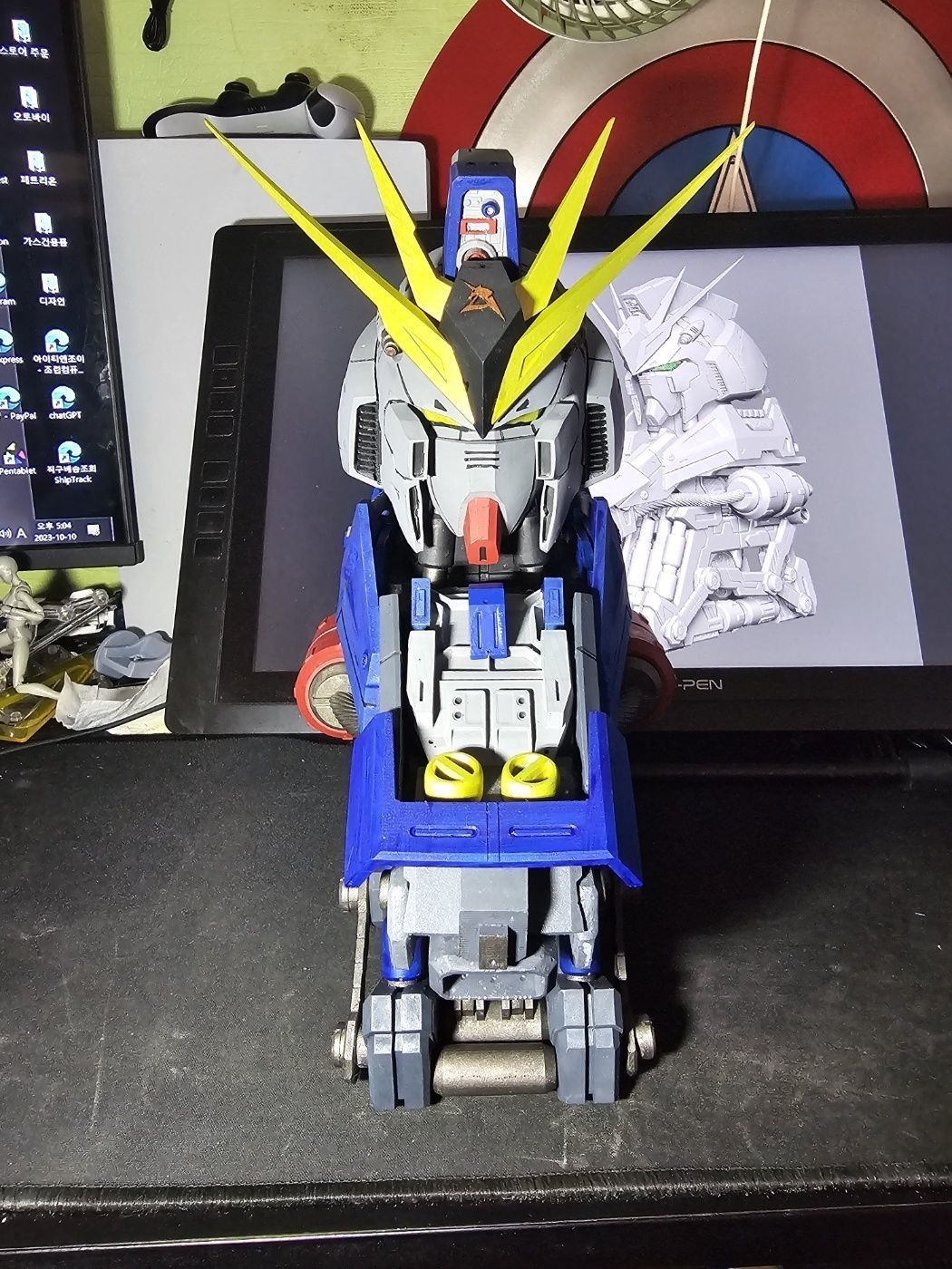 Nugundam Head 3D print model_14