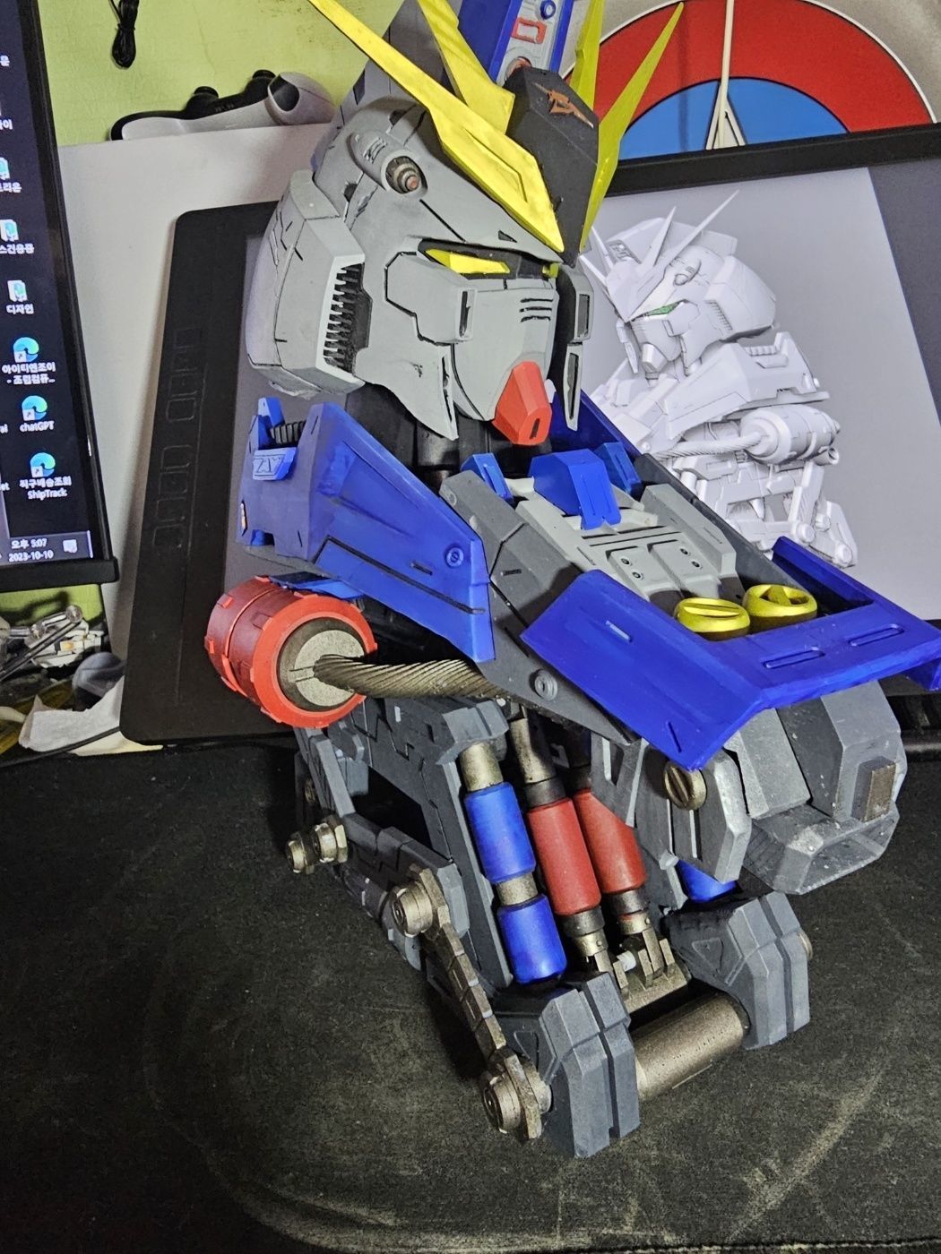 Nugundam Head 3D print model_24