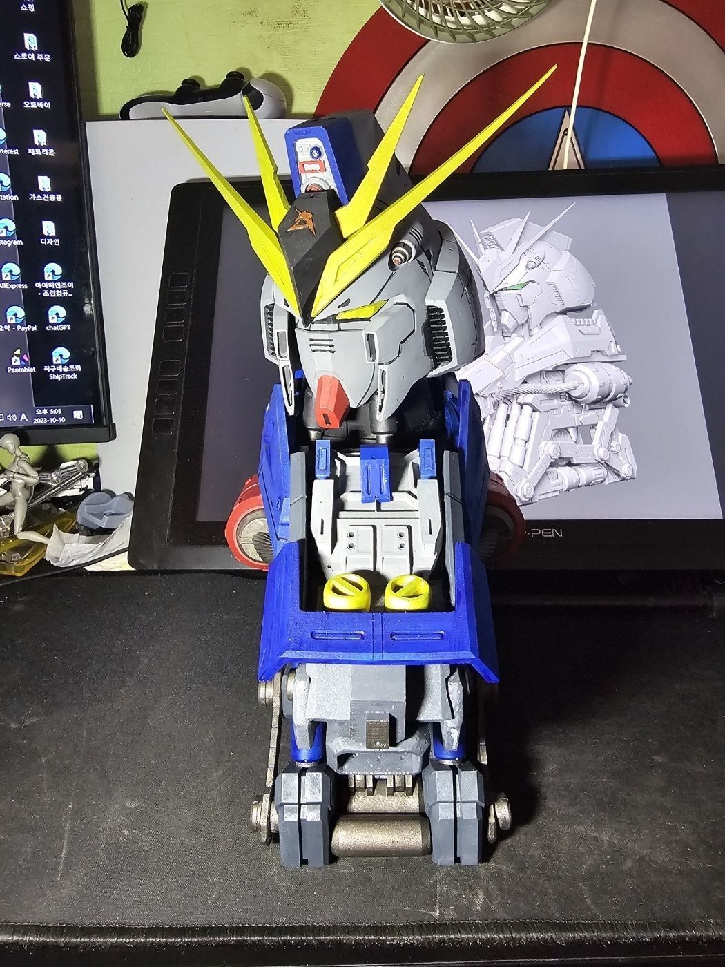 Nugundam Head 3D print model_15