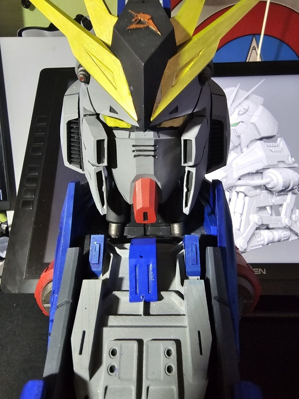 Nugundam Head 3D print model_17
