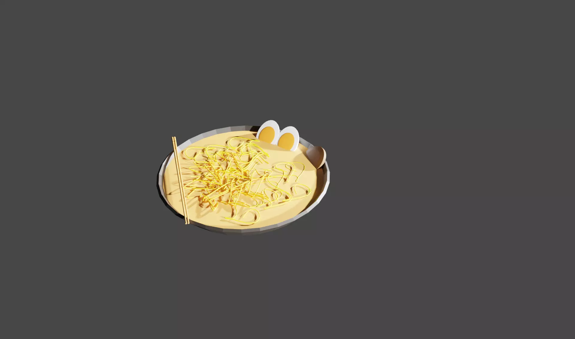 Ramen 3D model_0