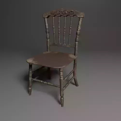 Game-ready Chair mid-poly