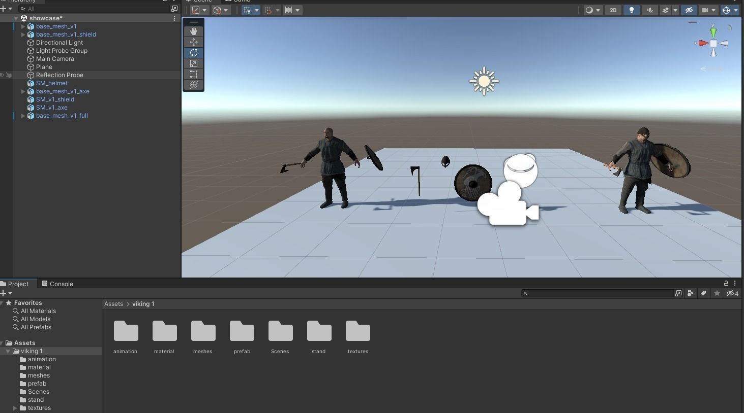 Viking 1 A pose Low-poly character redy for games Low-poly 3D model_18