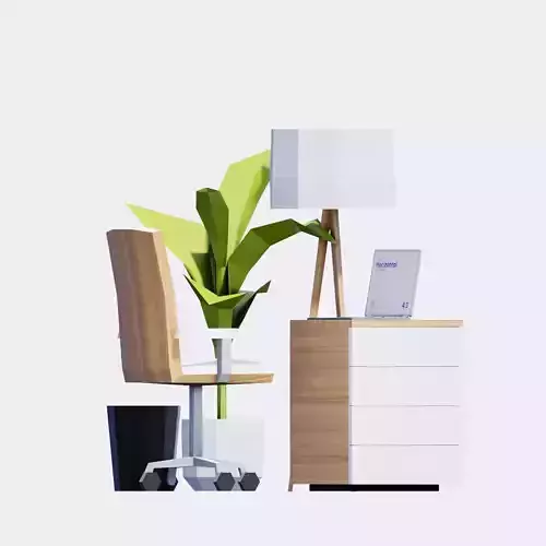 Modern Minimal Office Furniture Pack