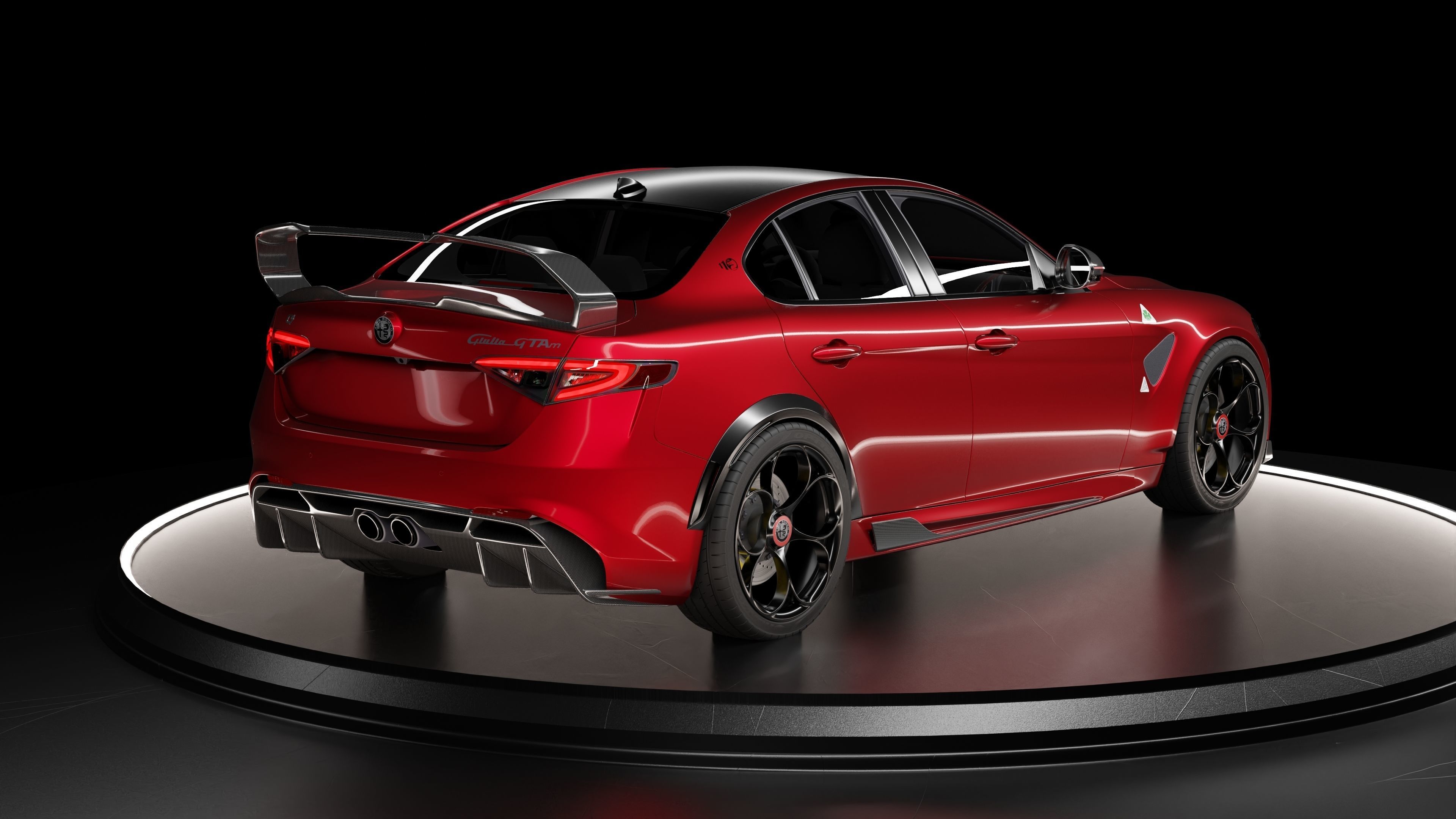 Alfa Romeo Giulia GTAm 3D model_2