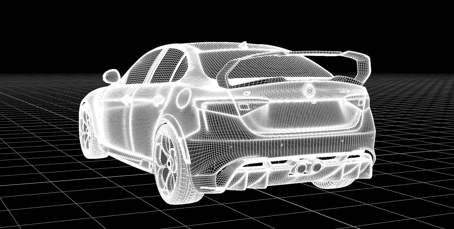 Alfa Romeo Giulia GTAm 3D model_7